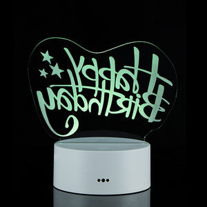 Lampe de décoration de <span class=keywords><strong>Table</strong></span>, Gadget tendance, Gamer, <span class=keywords><strong>Star</strong></span> de guerre, chevalier, Animal, ours, feuille USB, bouton de commande, plate-forme ABS - Product Image 2