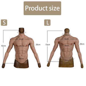 Costume musclé en silicone cosplay artificiel <span class=keywords><strong>faux</strong></span> ventre costume corporel simulation de <span class=keywords><strong>bras</strong></span> fausse poitrine travesti fête d'halloween - Product Image 6