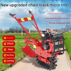 Mini motoculteur rotatif, petit motoculteur à moteur diesel, motoculteur pour terrain, cultivateur agricole - Product Image 1
