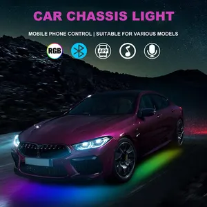 4 pz kit di luci a striscia a LED per telaio di automobili