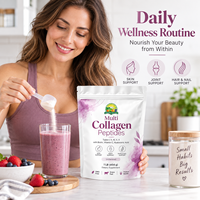 Poudre de collagène à boire, complément blanchissant pour la peau, peptides de collagène, sachets de protéines de collagène marin