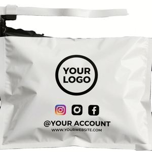 Private Design Recycled Poly Custom Color Waterproof Bio-degradable Disposable Mailers Custom Shipping Bags Clothing Shoes <b>Socks</b> - Product Image 6