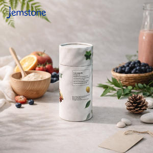 Customized Eco Friendly Dried Fruit Powder Cylinder Packaging Box Cookie Candy Craft Cardboard Food Grade Paper Tubes - Product Image 3