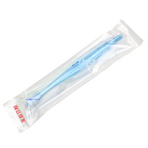 Yankeemed – brosse à dents à aspiration, kit de soins bucco-dentaires jetable bleu pour patients alités, fonctionnement manuel, certifié CE - Product Image 4