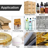 Imprimante à jet d'encre en ligne pour la tête d'impression Ricoh en plastique, métal, verre, code à barres QR et machine d'impression de logo avec numéro de lot