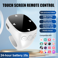Anneau de défilement Bluetooth tactile, télécommande sans fil Bluetooth pour TikTok, retourneur de page, visionnage de courtes vidéos