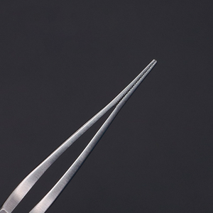 Pinces microscopiques Irescope, instruments cosmétiques ophtalmiques, à dents dentelées, pour greffe de cheveux, à pointe droite et à pointe courbée - Product Image 2