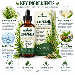 Gocce Liquide di Criniera di Cavallo a Marchio Privato per Capelli, Pelle e Unghie per Adulti - Estratto di Criniera Vegetariano - Supporto Naturale OEM - Product Image 3