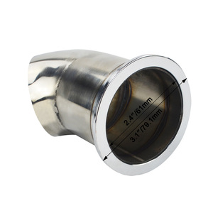 POYRACING Tuyau d'échappement électrique en acier inoxydable de 2,5 pouces avec télécommande pour mise à niveau et modification - Product Image 4