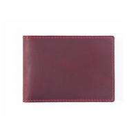 Titular de la licencia de conducir de cuero genuino retro Grado superior Crazy Horse Funda de certificado de registro de vehículo de cuero Muestra gratis