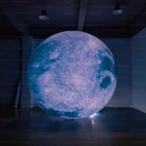 Mô hình bóng bay mặt trăng khổng lồ bơm hơi 3m 4m, bóng mặt trăng bơm hơi khổng lồ với đèn đổi màu RGB để trang trí ban đêm - Product Image 4