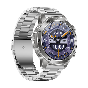 AK92 <b>Smartwatch</b> for Outdoors 1.53" BT Call Compass Flashlight Low Power Consumption HR Monitor Rugged Sport Smart Watch - Product Image 5