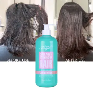 Tratamiento hidratante para el cabello, acondicionador de queratina de colágeno, reparación Natural orgánico, fábrica en stock, precio al por mayor