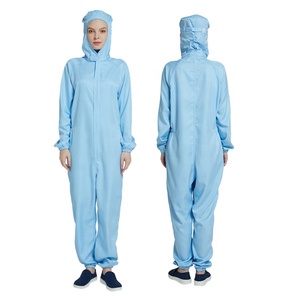 H-1107BR thoáng khí Coverall đồng phục cho ngành công nghiệp chế biến thực phẩm chống bụi vải không thấm nước - Product Image 2