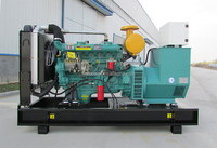Générateur diesel à châssis ouvert à prix réduit 50KW Type ouvert 50/60Hz Démarrage automatique Panneau de commande pour alimentation industrielle d'urgence