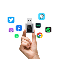 Adaptor CarPlay & Android Auto Nirkabel Portabel 2 in 1 USB Plug and Play Dongle untuk Model MG (GT MG5 RX5 Dll.) Garansi 1 Tahun