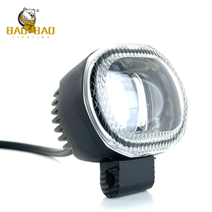 BAOBAO 20 Watts Rouge Polic Lumières 24V 3570 Puces En Aluminium Étanche Pare-chocs Avant Lumières et Feux D'avertissement pour Chariots Élévateurs - Product Image 5