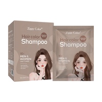 Champú para teñir el cabello Magic Color al por mayor para hombres y mujeres, color de cabello permanente de acción rápida, 25ml, tratamiento de tinte para el cabello negro, certificado MSDS