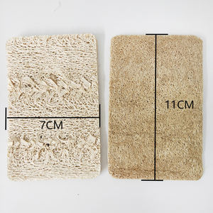 Écologique Papa Éponge Gommage Carré Plat Cuisine Nettoyage Luffa Éponge En Gros Biodégradable Zéro Déchet Naturel 7-15 Jours - Product Image 5