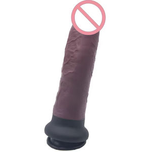 Masturbador de Silicona con Ventosa, Tapón <span class=keywords><strong>Anal</strong></span> y Consolador con Forma de Pene, Juguetes Sexuales para Adultos, Color Piel - Product Image 5