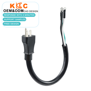 Câble d'alimentation NEMA 5-15P vers fil de borne - Cordon d'alimentation CA avec fil nu à extrémité ouverte - Product Image 3