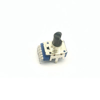 Potensiometer Volume Audio Stereo Mingjia R11 Seri 6-Pin 11mm 1k-1M Terlaris, Poros Plastik Terisolasi, Rheostat Putar 300