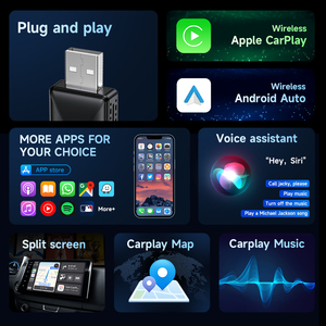 <span class=keywords><strong>Adaptateur</strong></span> CarPlay sans fil USB CarPlay AI BOX Dongle rapide filaire à sans fil <span class=keywords><strong>pour</strong></span> Toyota Skoda <span class=keywords><strong>Adaptateur</strong></span> voiture - Product Image 2