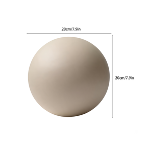 Ballon de Pilates personnalisé de 20 cm, 300 g, anti-éclatement, en PVC léger, souple, pour débutants, renforcement du tronc, exercices de yoga - Product Image 2
