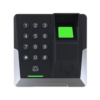 Yistar Lecteur d'empreintes digitales autonome pour employés, avec gestion du temps, Wiegand 26/34, auto-service, port USB et voyant LED de réinitialisation