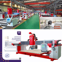 Máquina de Corte de Piedra CNC de 5 Ejes Serie HKNC de HUALONG Machinery con Función de Tallado, Fresado y Perforación