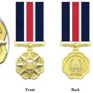Nuove medaglie delle forze dell'ordine in metallo americano pressofuso personalizzate