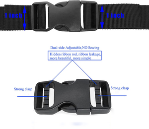 Khóa 1 "rộng bên trong, nhanh chóng bên phát hành khóa cho 1 inch/25mm Webbing dây đai, nhiệm vụ nặng nề nhựa khóa kép điều chỉnh - Product Image 4
