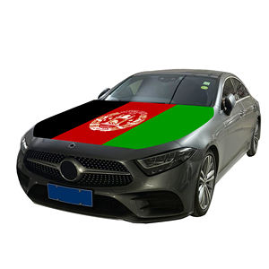 Funda para Capó de Coche con <span class=keywords><strong>Bandera</strong></span> Nacional de Afganistán, Funda para Motor de Coche con Efecto de Impresión por Transferencia de Calor, Tamaño Personalizado, Tejido Elástico - Product Image 2
