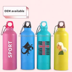 Wholesale Custom logo Portable Lightweight Promotional <b>Aluminum</b> Alloy <b>Bottle</b> Bicycle Hiking Metal Sport Aluminium <b>Water</b> <b>Bottle</b> - Product Image 3