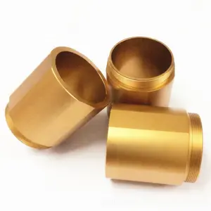 Custom CNC Machining Parts Turning Anodized Aluminum Tube Pipe Sleeve