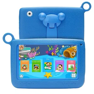 Nuevo diseño de 7 pulgadas tableta portátil para los niños regalo de los niños Juego de Apps para Android 4,4 WiFi Quad Core Tablet PC