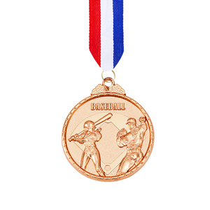 DEMO Trophy Factory Baseball Medallion Awards Souvenir Gifts Custom Colors Golden Sport Baseball Competition Metal <strong>Medals</strong> - Product Image 5