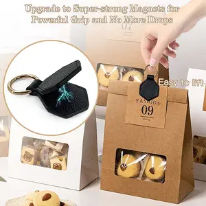 Benutzer definierte Form Magnet clip Leder Golf Hut Reise Leder Gepäck Hut Clip Magnetische Hut clips Für Reisen