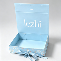 Boîte de luxe avec logo personnalisé, fermeture magnétique, couvercle en carton rigide, boîte en carton noir avec aimant, emballage pour chaussures, vêtements, emballage cadeau en carton