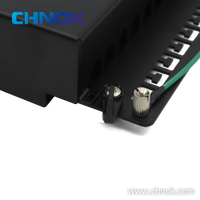 Panel Patch Hitam 19 inci 1U STP 24/48 Port untuk Kabel Cat5e/Cat6 Tembaga/Optik Fiber Sesuai Standar ANSI/TIA/EIA