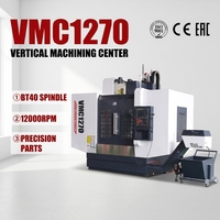 Centre d'usinage vertical CNC WOJIE haute vitesse BT40 12000 tr/min VMC1270 pour l'usinage de pièces de précision