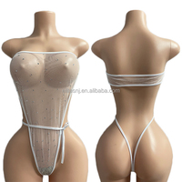 ELITES Vente en gros de vêtements de danse exotique, tenues de strip-teaseuse, vêtements de danse avec strass, vêtements de strip-teaseuse classiques populaires en cuir