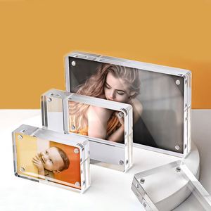 Bloque de Fotos Acrílico Transparente Personalizado al por Mayor, Mini Marco Magnético Deslizante con Impresión UV, Manualidades de Plástico para Sublimación - Product Image 3