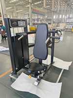 Mesin Gym Model Baru MOQ1 dengan Pin Loaded, Peralatan Gym, Alat Latihan Shoulder Press Custom Gratis untuk Gym