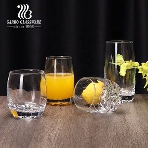 Tasse à <span class=keywords><strong>yaourt</strong></span> en verre de bonne qualité, innovation, machine soufflée, paroi unique, tasse en verre réutilisable, soda-citron, tasse en verre, fond rond - Product Image 1
