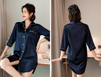 Vente En Gros De Couleurs De Luxe Robe De Soie Satin Vêtements De Nuit Robes De Demoiselle D'honneur De Mariage Robe Du Matin