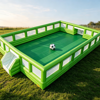 OEM Aufblasbare Fußball-Arena Fußballfeld Anpassbare Größe Farbe Logo Geburtstagsfeier Firmenveranstaltungen