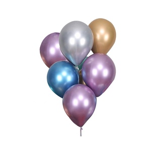 China Manufacturer Selling Price Type of Metal Metalized Giant Inflatable Helium Latex Metallic Colors Chrome Ballon Balloon