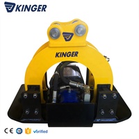 KINGER Nouveau Compacteur de Plaques Hydraulique 2-4T Direct Usine pour Excavatrice – Machine de Construction Vibrante
