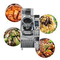 Robot de cuisine intelligent haut de gamme T-Chef TC-40EA pour club privé, écran tactile numérique, auto-nettoyant, en fonte/acier inoxydable